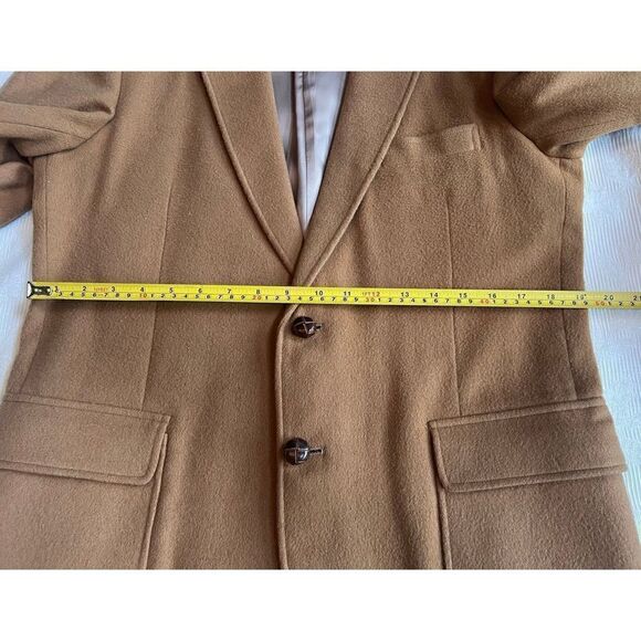 Hill & Archer Blazer Suitjacket Men’s 40R Camel Tan Pure Wool Vtg - Picture 12 of 12
